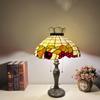 Yang Fengdi Tiffany Stained Glass Table Lamp - Warm Light European Design for Bedroom and Study