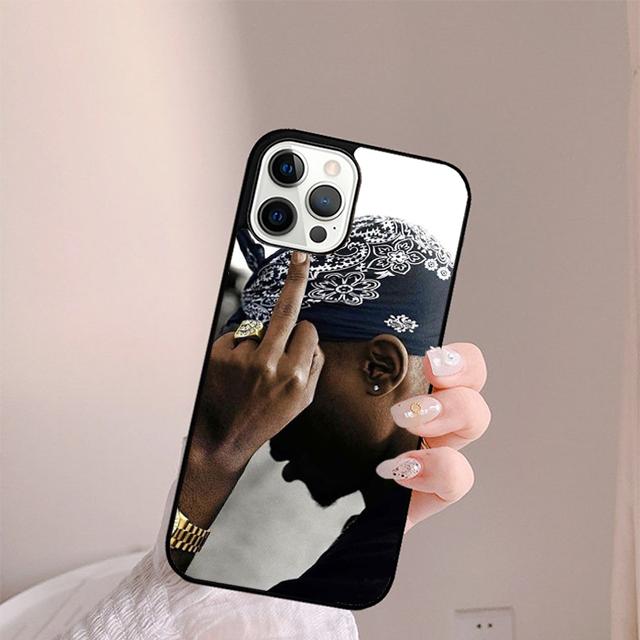 2Pac Tupac Shakur Rap Rapper Phone Case For iPhone 17 Air 14 15 16 16e 13 12 Max Cover For Apple 11 Pro Max Plus Coque