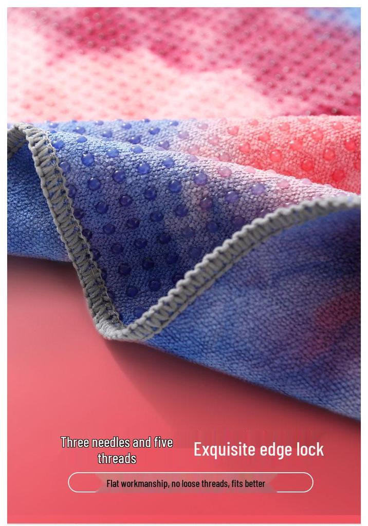 Professional Non-Slip Yoga Mat Towel - Thick, Widened, Lengthened Sweat-Absorbent Terry Cloth for Home Fitness