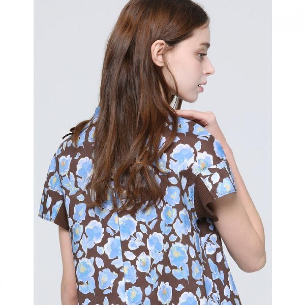 Son Jung Wan Ribbon Brooch Flower Blouse Zbl6262131