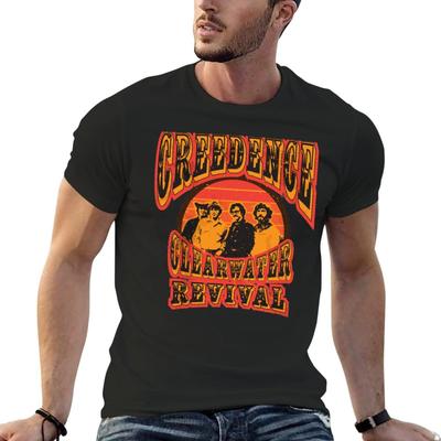 Creedence Clearwater Revival t shirt T-shirt nowa edycja rzeczy anime oversize męskie t-shirty graficzne śmieszne