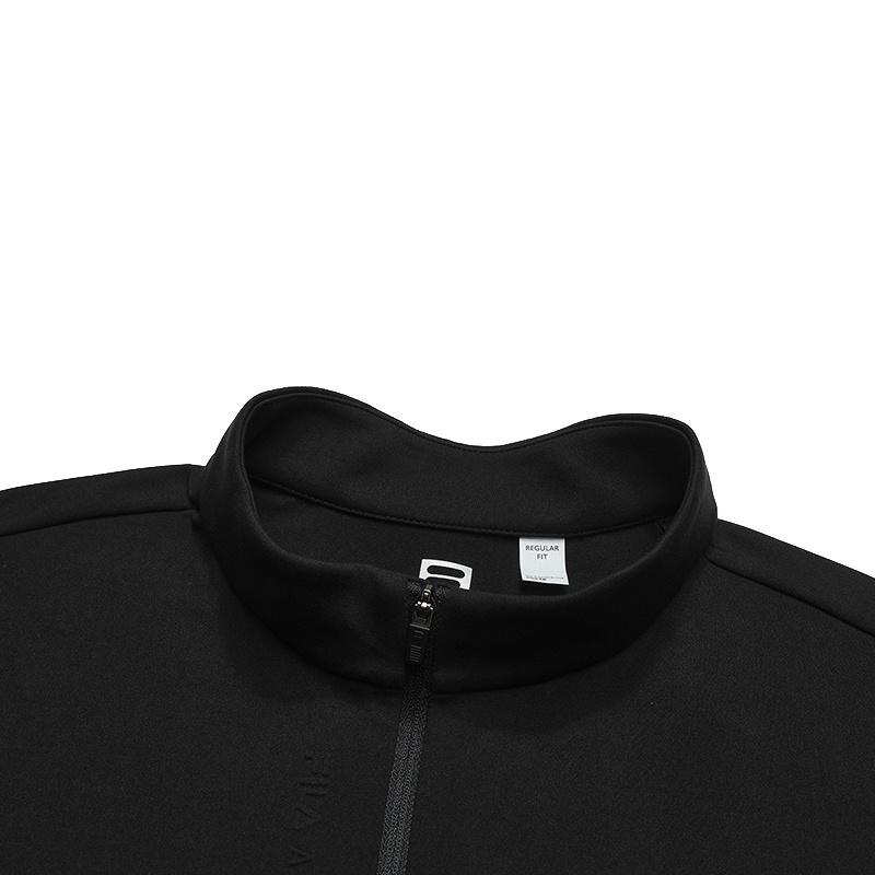 Fila Fitness Minimalistické Ležérne Jednofarebné Športový Tréning Pohodlné Dlhý Rukáv Tričko Pánske Vrchné Oblečenie A11M611205FBK