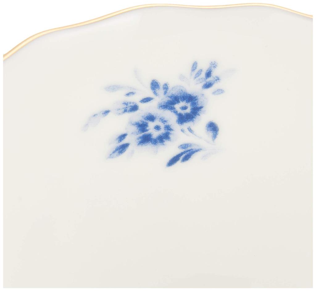 NARUMI Fiorista Cup and Saucer with a Floral Elegant Perfect for Tea and A Perfect Wedding Gift Product Set, 200cc, Blue, Print. Cute, Stylish,