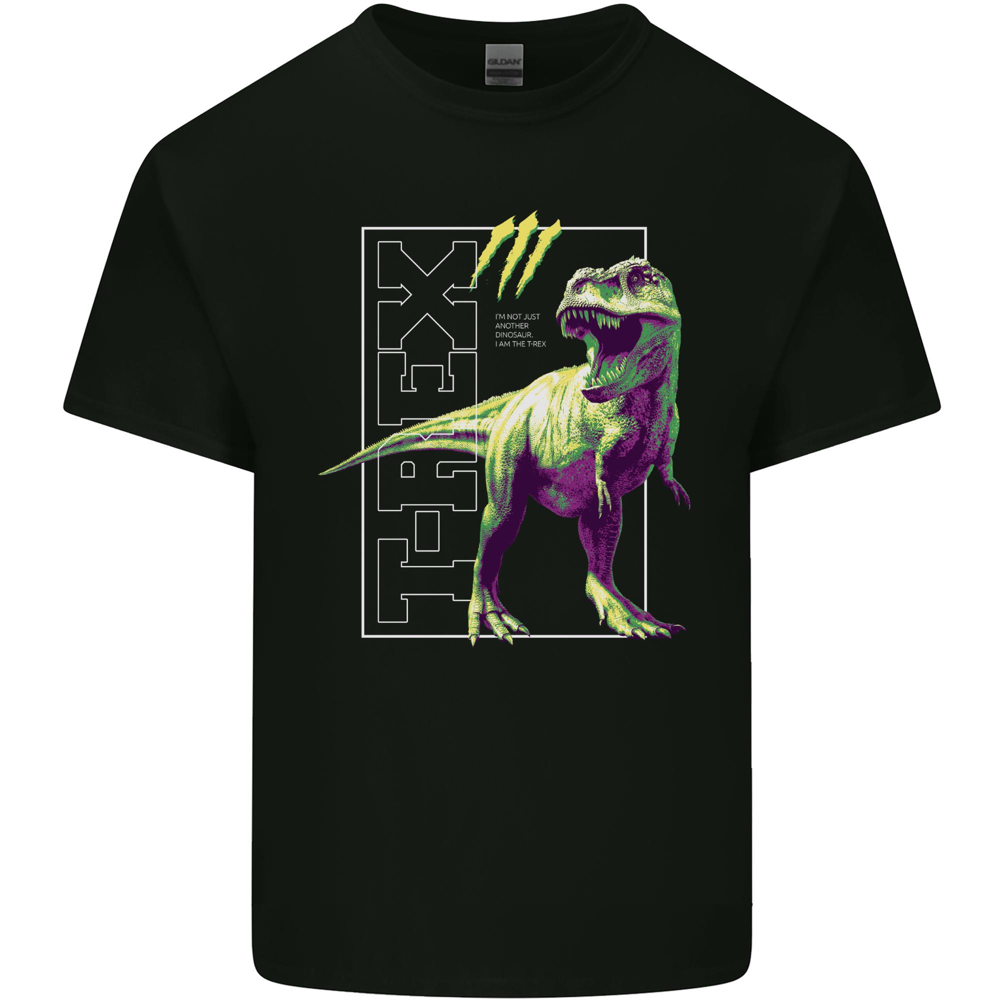TRex Dinosaur Tyrannosaurus Rex Unisexs Light Cotton TShirt S