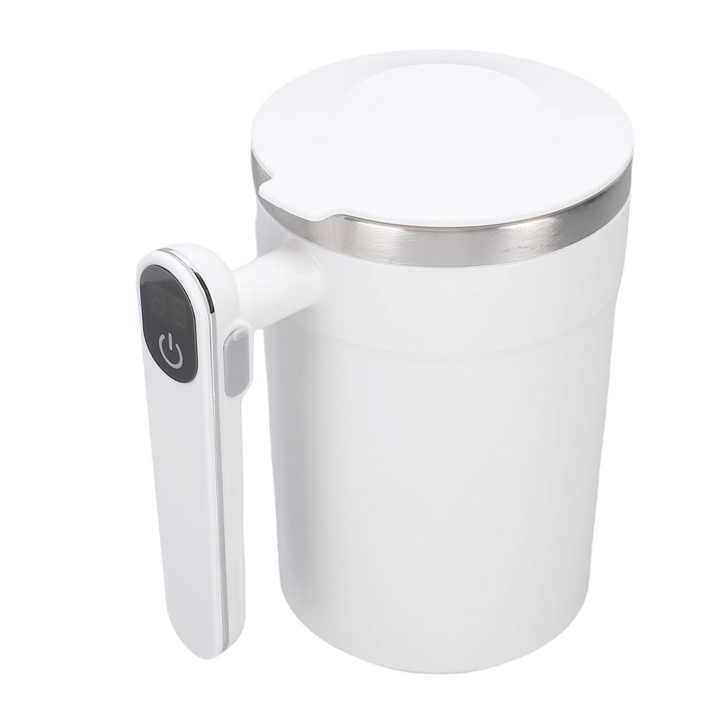 Electric Stirring Cup 400ml 304 Stainless Steel Easy to Clean Rechargeable Automatic Stirring Coffee Mug for Milk