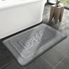 Thickened Non-Slip Absorbent Bathroom Floor Mat with Slow-Rebound Sponge