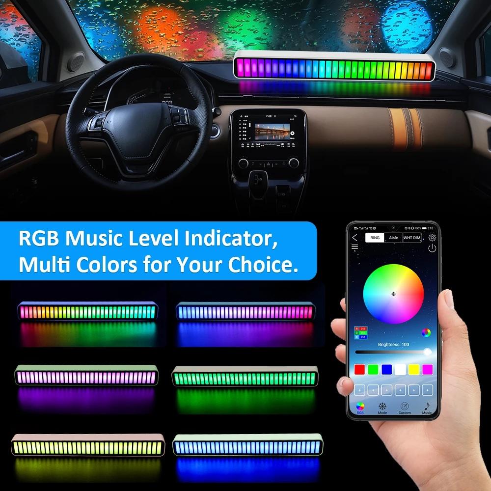 Luz de luz LED Control de voz Rhythm Light Music Light RGB Colorful Light Luz de luz LED Control de voz Rhythm Light Music Light RGB Colorful Light