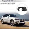 Front Right Fog Light Grill for BMW X5 2004-2006 Front Lower Bumper Fog Light Cover Inserts No.51117129300 ABS 1 Pc