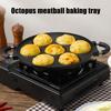 7/12/19-Hole Baking Pan Round Mold for Cake Pop Takoyaki & Egg Pancake Aluminum Takoyaki Pan Easy Release Quick Cleaning Versatile Kitchen Baking Tool