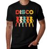 T-shirt de Danse Rétro Vintage Thème Disco Années 70 Grande Taille Manches Courtes Haut Décontracté
