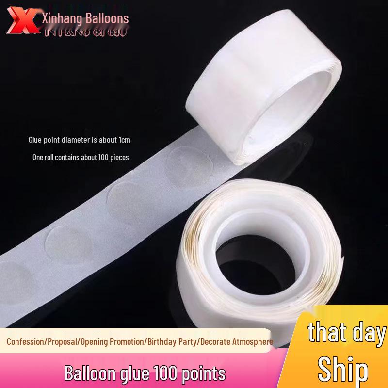 Transparent Double-Sided Balloon Glue Dots for Party and Wedding Decor
