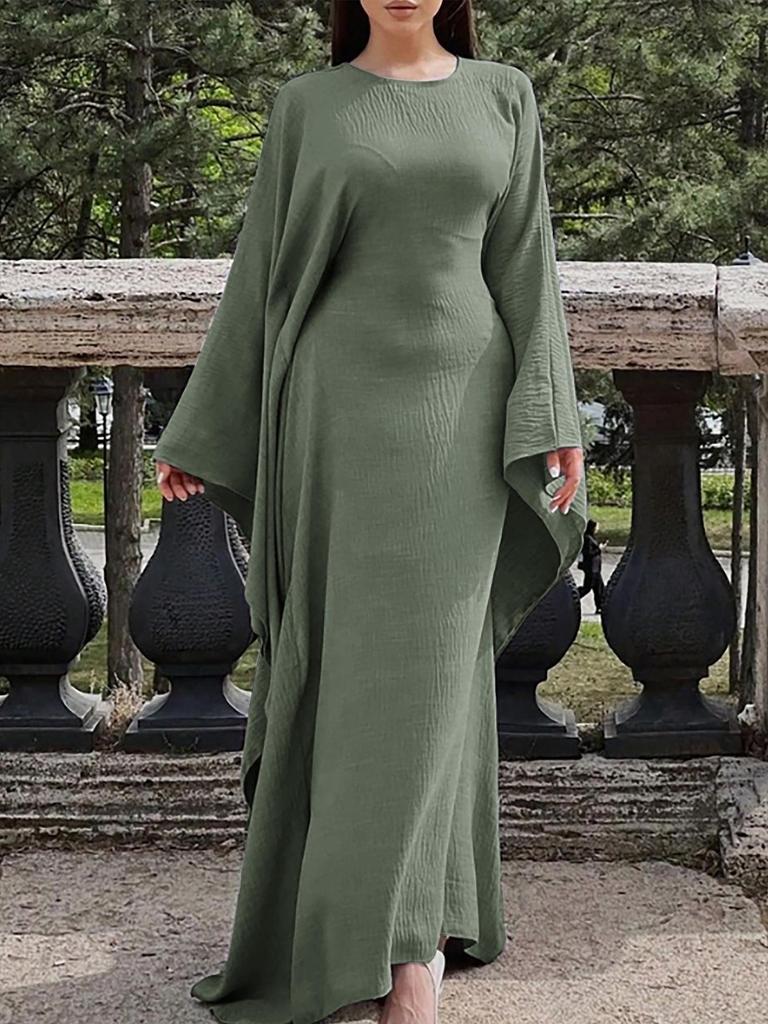 Kai Kuo Elegant Long-Sleeved European & American Fashion Dress for Women 2025 Autumn/Winter