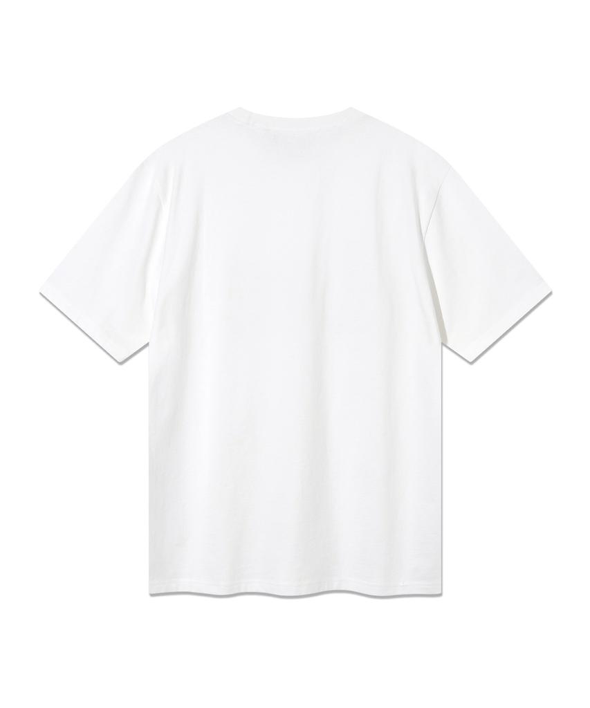 LEE Masking Logo Short Sleeve T-Shirt White