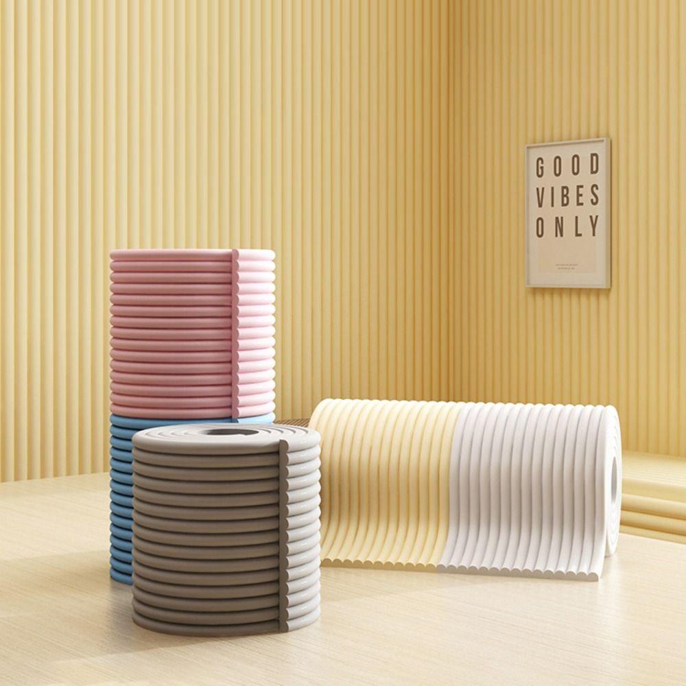 

Self Adhesive Anti Collision Cushion Baby Safety Wall Corner Protector for Window Sill Bedside 10cm*2m бежевий