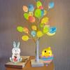 LED Easter Egg and Christmas Birch Tree Lights for Home and Party Decorations