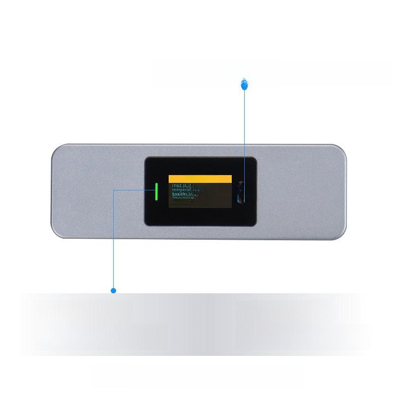ITGZ M2 Display: Intelligent NVME Hard Disk Enclosure with Aluminum Alloy Shell