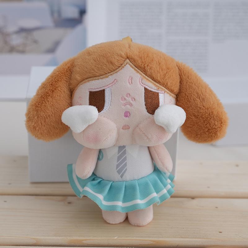 Cute Crying Baby Keychain Plush Cartoon Doll Bag Pendant Car Key Chain Accessories Gift