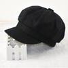 Woolen Octagonal Hat Autumn and Winter Woolen Material Painter Hat Casual Fashion Women's Hat Small Head Circumference Women's Hat Big Head Circ