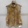 Summer New High Fashion Retro Buckle Embroidered Eugen 2025 Vest Antique Top