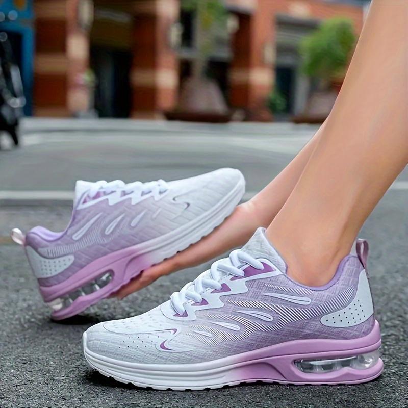 Women's Plus Size Mesh Breathable Casual Sneakers - Fashionable, Lightweight Cushioned Running Shoes for All Seasons