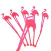 10 Stück/Packung Flamingo Kunst Cocktail Rührstäbchen Getränkemischer Kaffee-Stößel Puddler