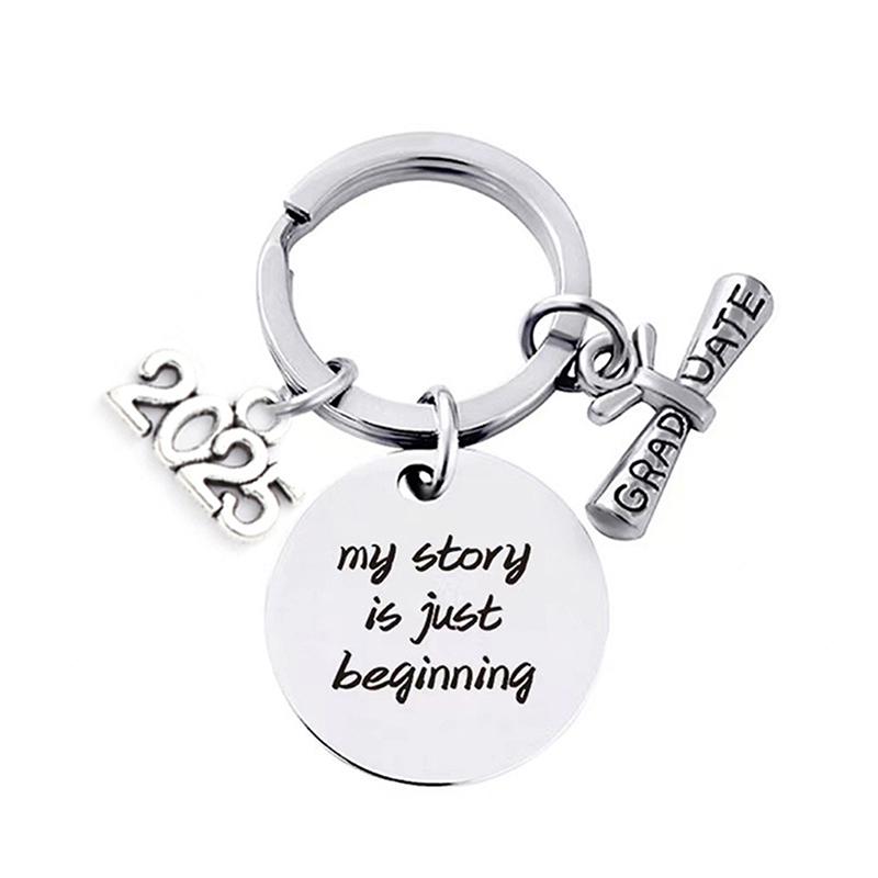 Schlüsselanhänger mit Abschlussmotiv der Klasse 2025, inspiriert von Geschenken für Absolventen der Universität, Hochschule, Mittelschule, Oberschule, Souvenir für ältere Schüler