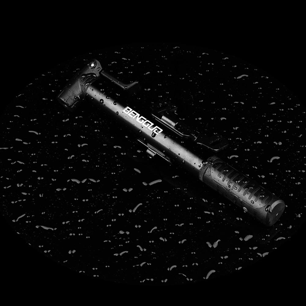 80 PSI Portable Bike Air Pump Fits Presta & Schrader Bicycle Frame Pump Aluminum Alloy for Mountain Bike Road Bike