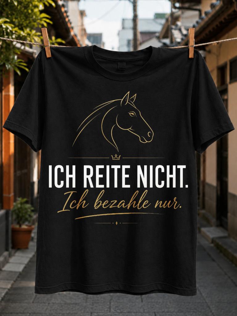 Premium Horse Pay Quote Tee Elegant Horse Line Art And Gerunisexi Do Not Ride I Only Pa Words Luxury Unisex All TShirt