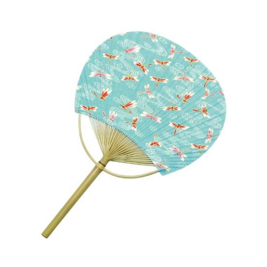 Shikoku Uchiwa Fan for 18 x Women, Approx. 27.5cm