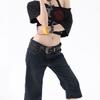 Trendy Spring Summer Slim Fit Denim Cropped Capri Pants For Women Versatile Basic Slimming Casual Bottoms
