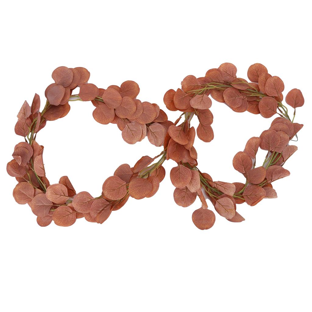 Künstliche Blätter Stoff Simuliert Exquisites Grün Eukalyptusgirlande für Zuhause Hochzeit