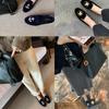 ~ Delicate Embroidery One-pedal Velvet Flat-soled Soft-soled Loafu Doudou Single Shoes Women