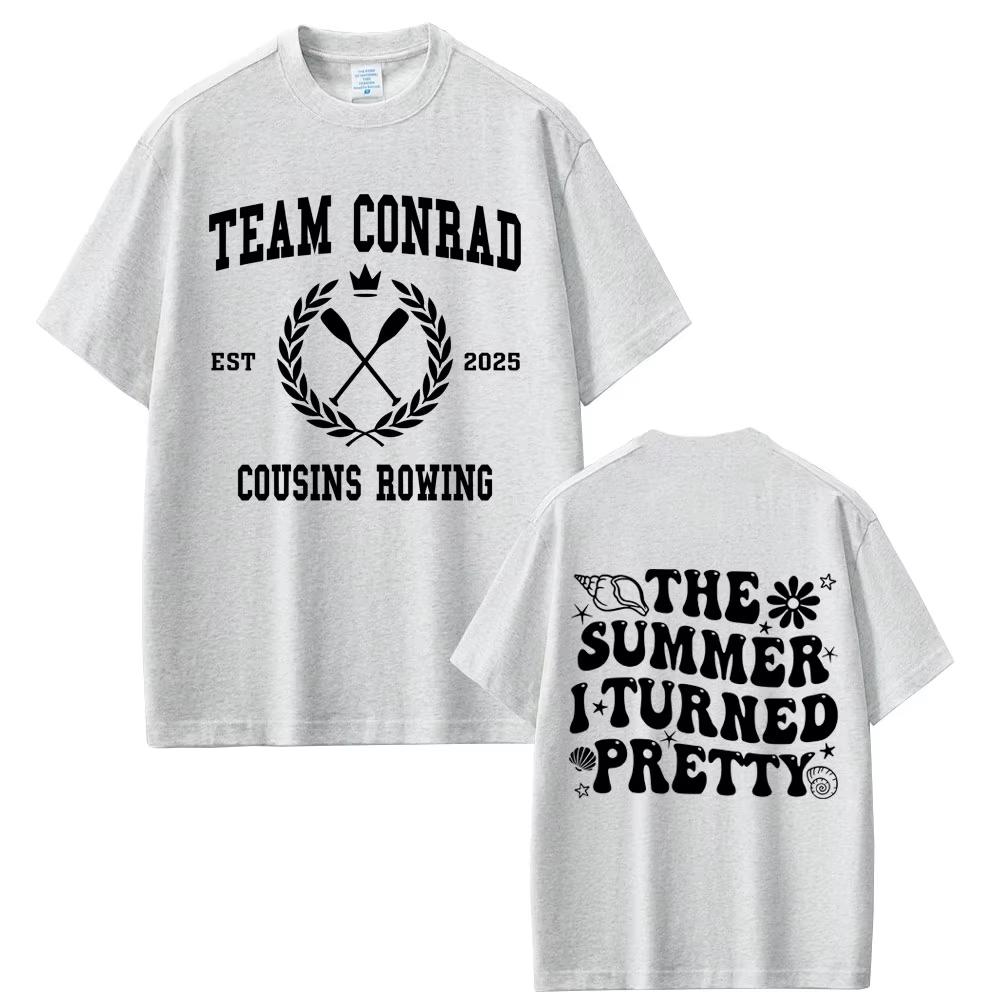 

TV Play The Summer I Turned Pretty Team Conrad Cousins Beach Print Tshirt Unisex Women Casual Cotton Vintage Short Sleeve T Shirt 4XL