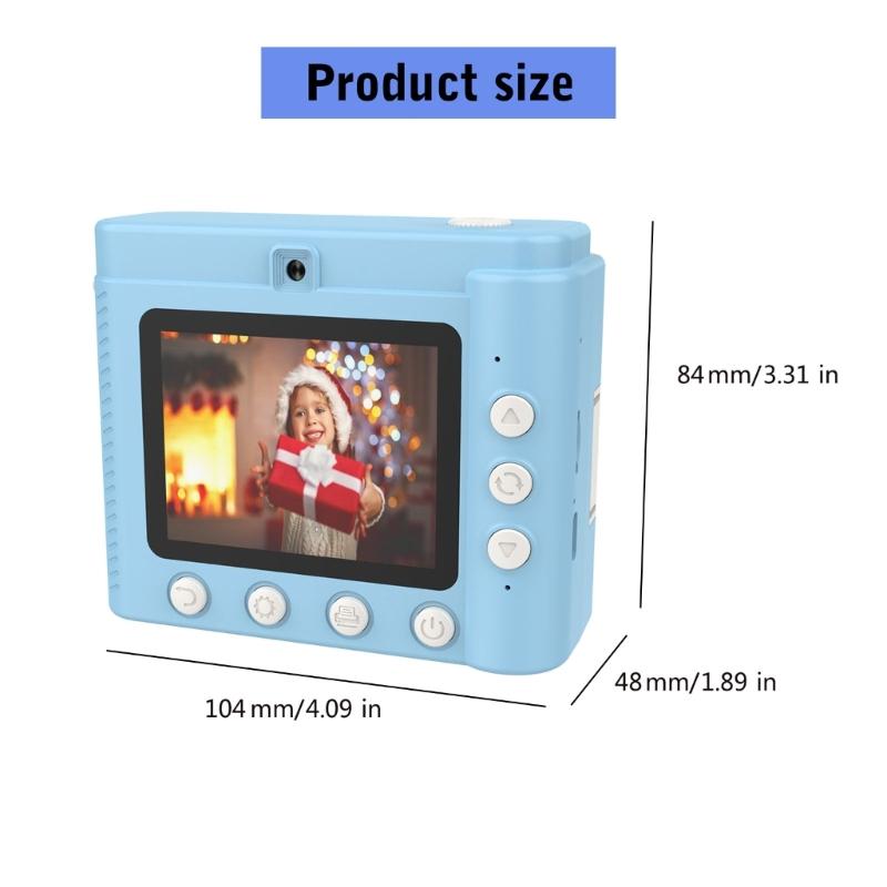 Kids Instants Print Camera Set With 3 Paper Rolls Portable, High Resolution Images, Thermals Printing