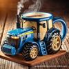 Vintage Farm Tractor Mug Retro Equipment Coffee Cup Farmhouse Decor