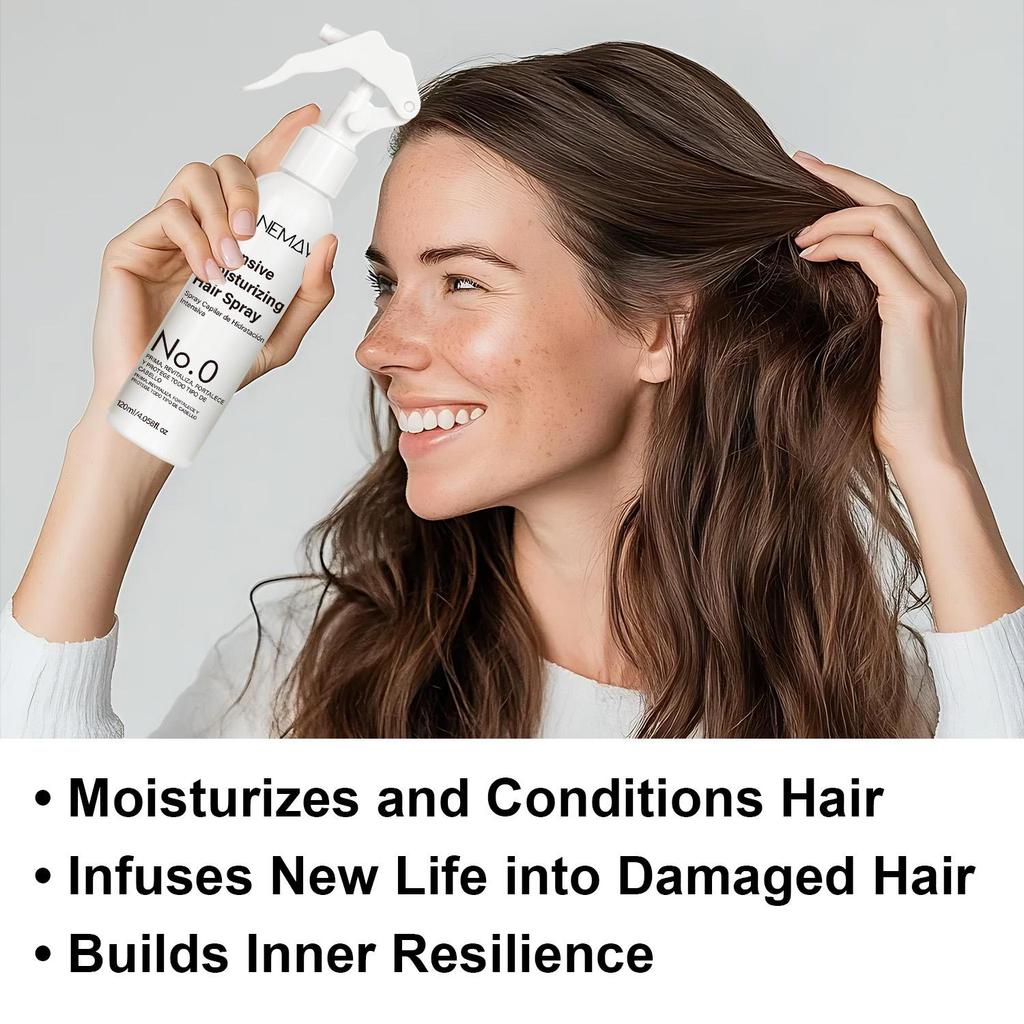 Intensive Moisturizing Hair Spray--Moisturizes And Conditions Hair-Builds Inner Resilience-Suitable For All Hair Types, 120ml