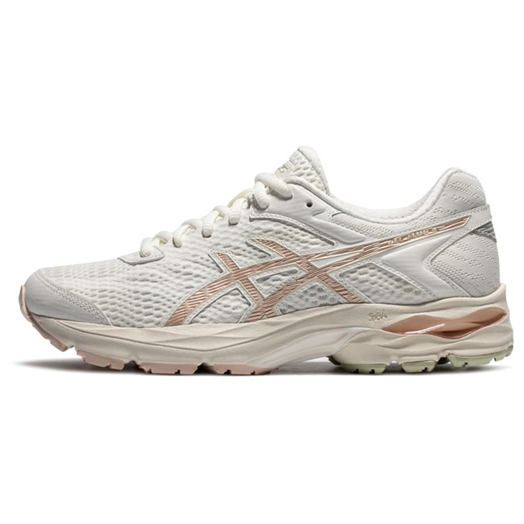Asics Gel-Flux 4 Comfortable Fabric Synthetic Leather Cushioning Breathable Low-Top Training Running Shoes Women Sneaker Light-Pink 1012A523-751