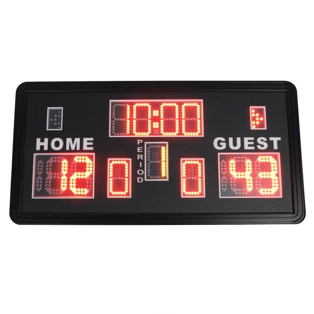 Electronic Basketball Scoreboard Timer LED Multifunctional Countdown Timer Clock Score Keeper 100 To