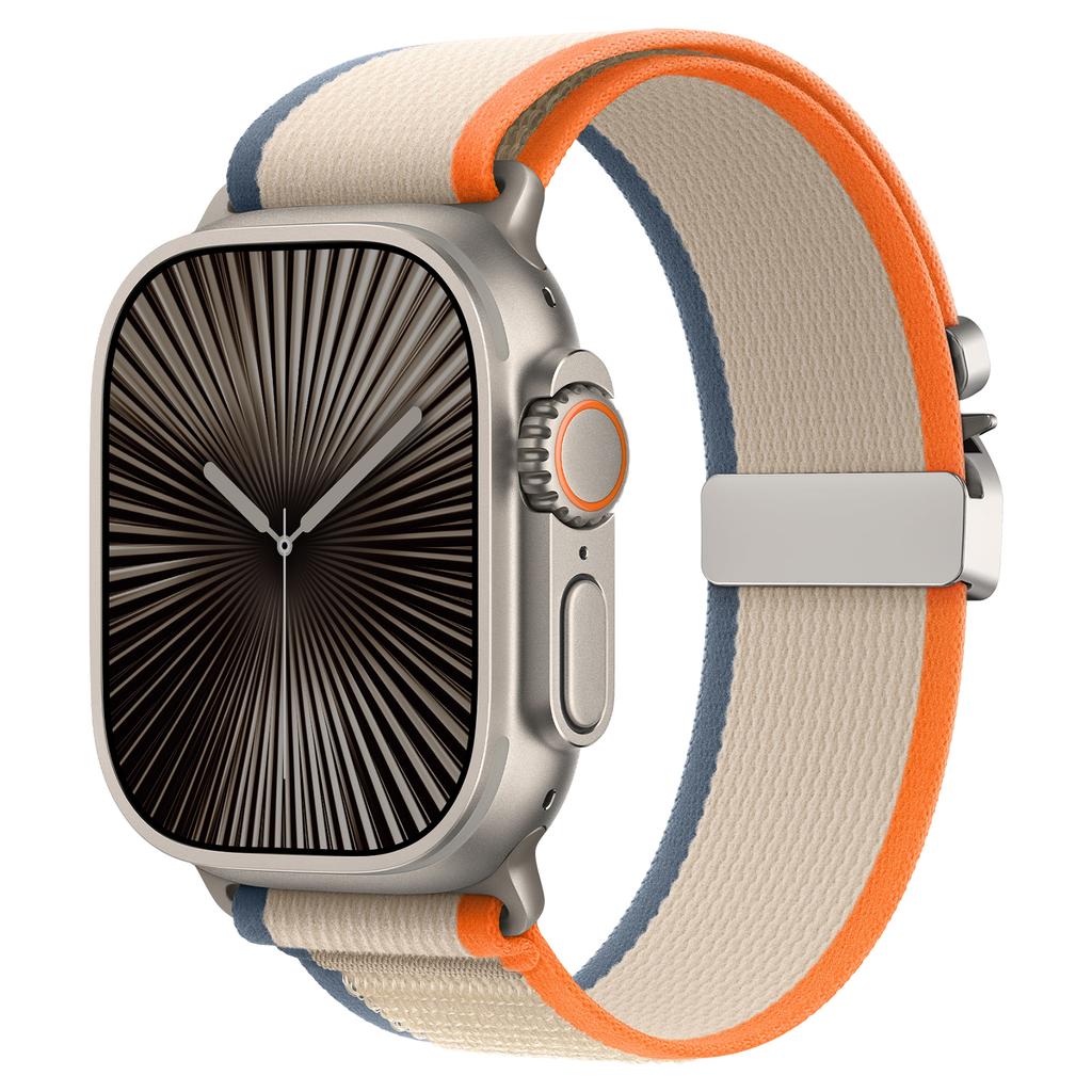 Fallschirmgurte für Apple Watch Ultra 3 Armband 49mm 46mm 45mm 44mm 42 Trail-Loop-Armband correa iWatch Series 11 10 9 8 7 6 5 SE