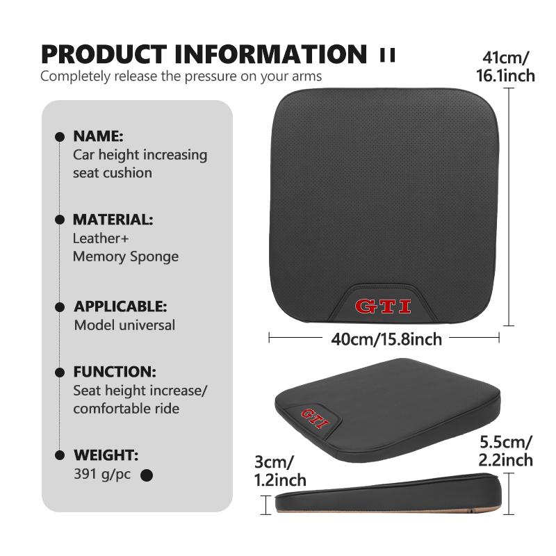For Volkswagen VW Car Seat Cushion Anti-fouling Leather Special Seat Cover Supplies Golf 4 5 6 7 GTI Tiguan Passat B5 B6 B7 CC zr0