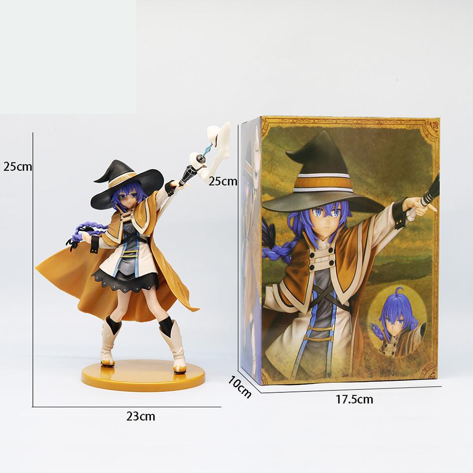 20cm/25cm The Magician Roxy Migurdia Action Figure Mushoku Tensei Jobless Reincarnation Anime PVC flower Articulated Poseable Detailed Movable Scale