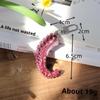 1Pcs Creative Simulation Pvc Fun Food And Play Model Ornament Bag Key Pendant Octopus Claw Octopus Keychain