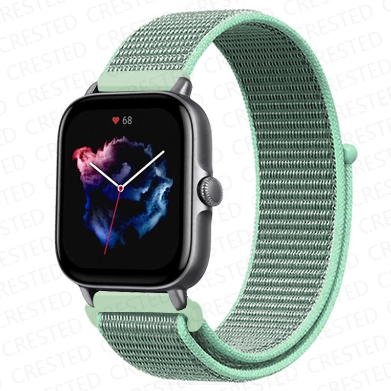 20mm 22mm Watch Band For Amazfit GTS/2/2e/4/3/mini GTR 4/2/3/Pro 47mm stratos 3 Nylon Bracelet pulseira correa Amazfit bip strap