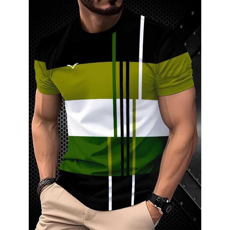 Мужская повседневная дышащая футболка с 3D цифровой печатью S