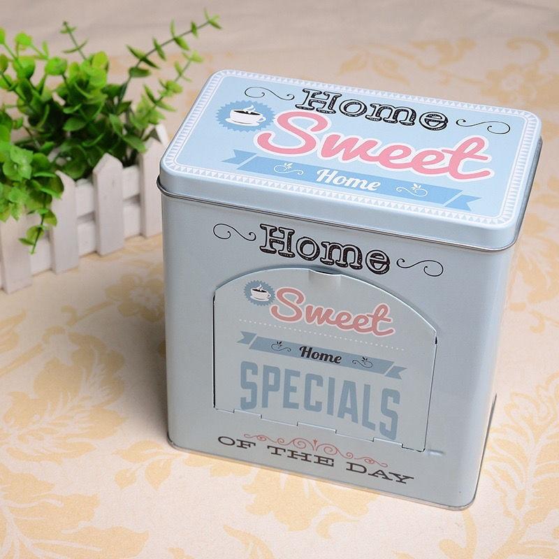 American Creative Coffee Box Candy Cookies Coffee Strip Storage Box Office Desk Decoration Home Storage Box