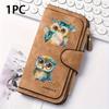 Cute Owl Women Long Wallet Multifunctional Portable Snap Coin Purse Birthday Gift Daily Commute Owl Lover Choice Playful Design Holiday Present