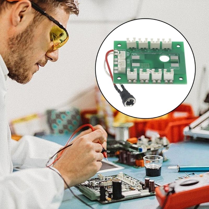 5,5x2,1mm auf XH2,54 Erweiterbares Stromverteilerboard Mit Parallelschaltungsdesign Für Elektronikprojekte