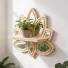 Wall Planter Indoor,Wooden Hanging Vase for Dried Flower,Plant Holders Modern Farmhouses Wall Decors for Living Room