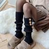 Lolita JK Knitted Leg Cover Harajuku Boots Cover Kawaii Y2K Leg Warmers  Girls