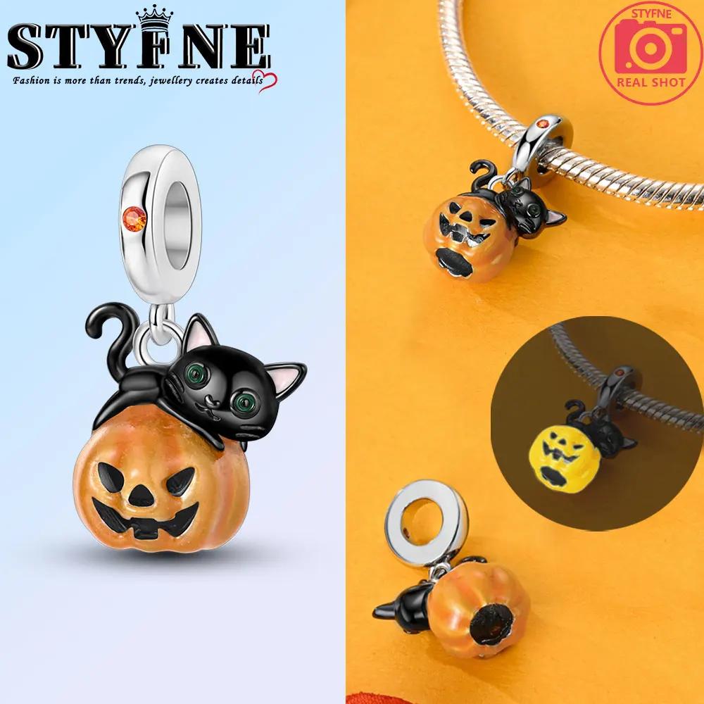 Anniversary Copper Color Cute Cat Blue Moon Owl Rabbit Mermaid Animal Charms Pendants Fit Original Bracelets Diy Jewelry